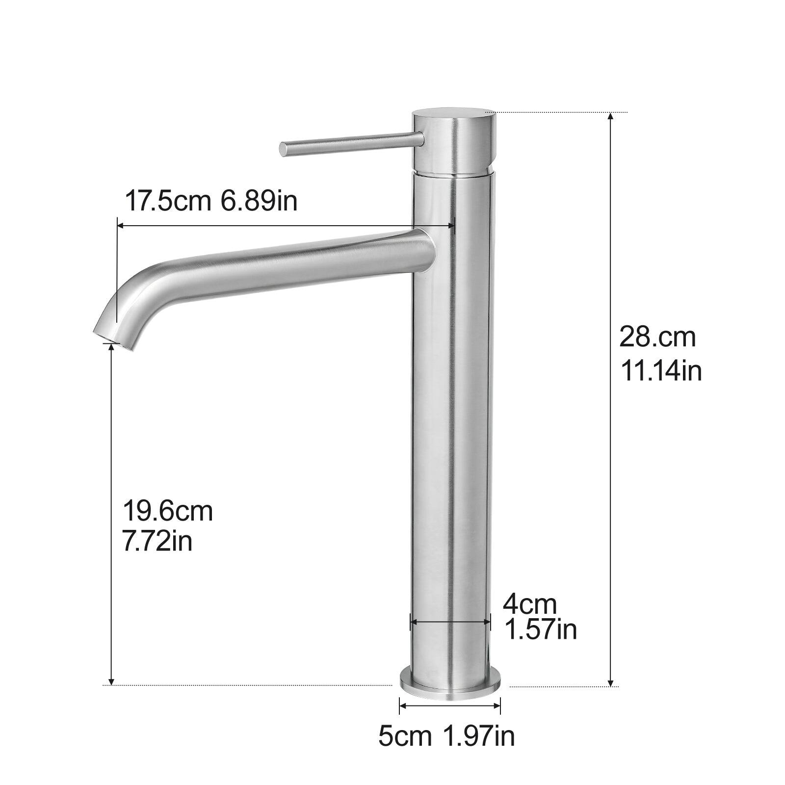17.5cm 6.89in  
28.cm 11.14in  
19.6cm 7.72in  
4cm 1.57in  
5cm 1.97in