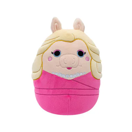 Front. Kellytoy - Squishmallows The Muppets 8 Inch Plush | Miss Piggy - Pink.