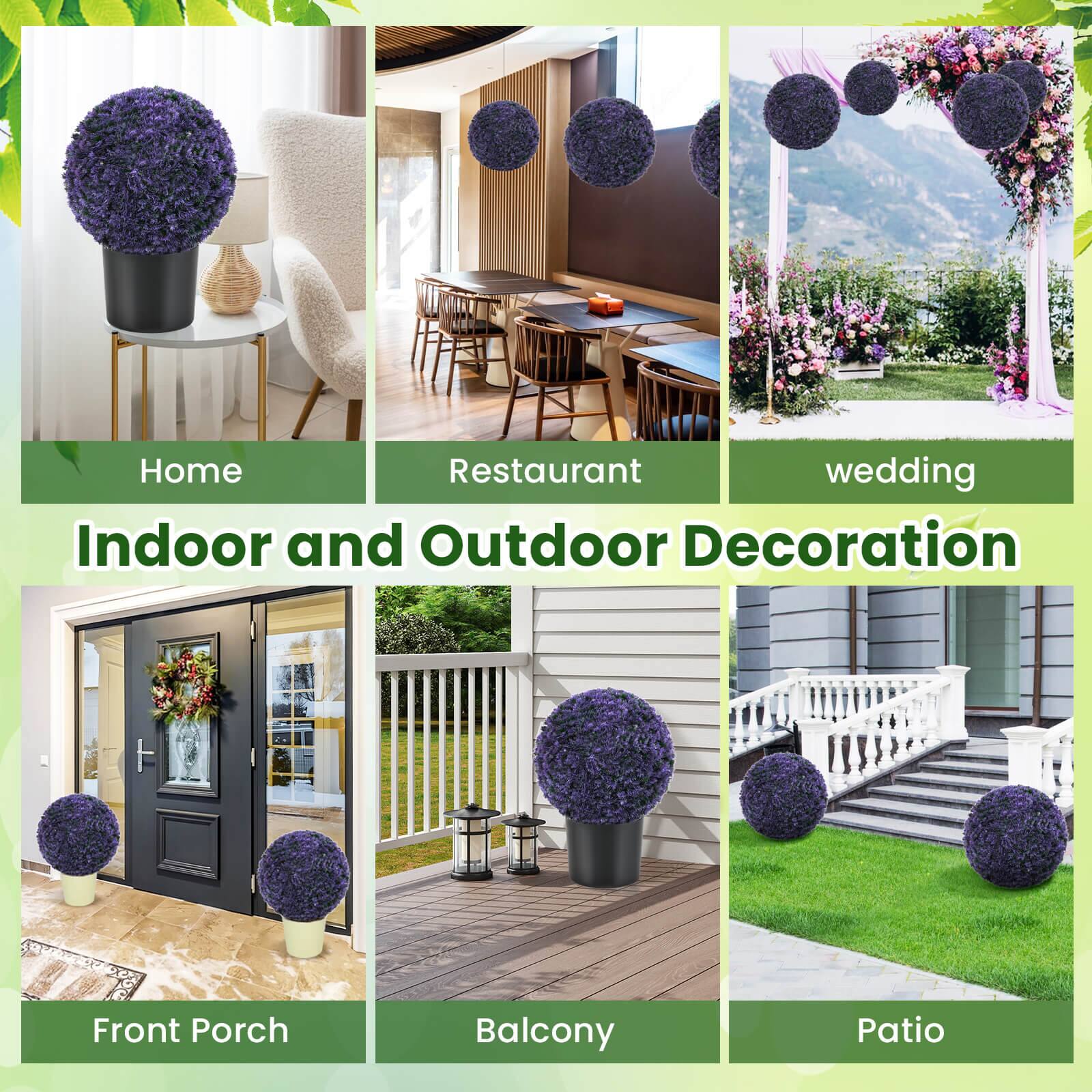 Home  
Restaurant  
wedding  

Indoor and Outdoor Decoration  

Front Porch  
Balcony  
Patio