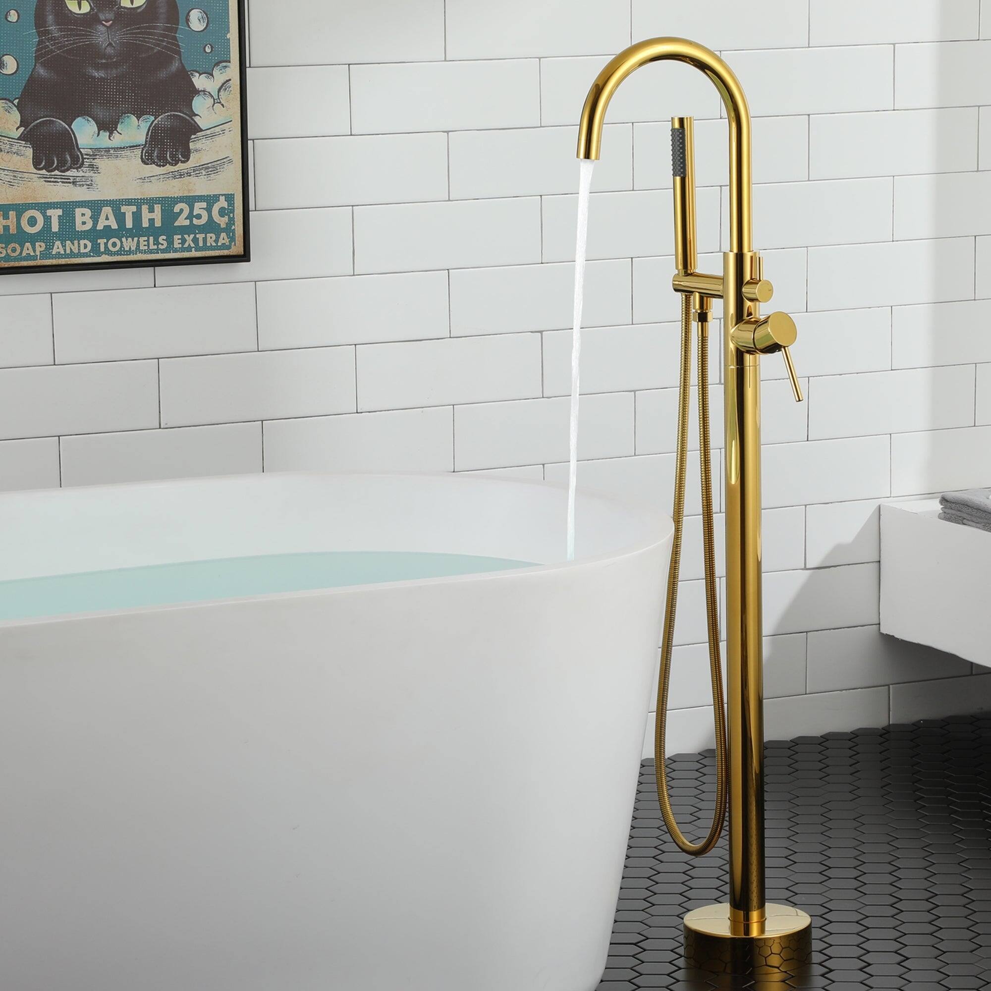 HOT BATH 25¢ SOAP AND TOWELS EXTRA