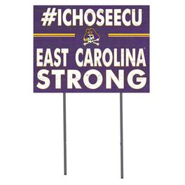 Jardine - ECU Pirates 18'' x 24'' I Chose Lawn Sign - Purple