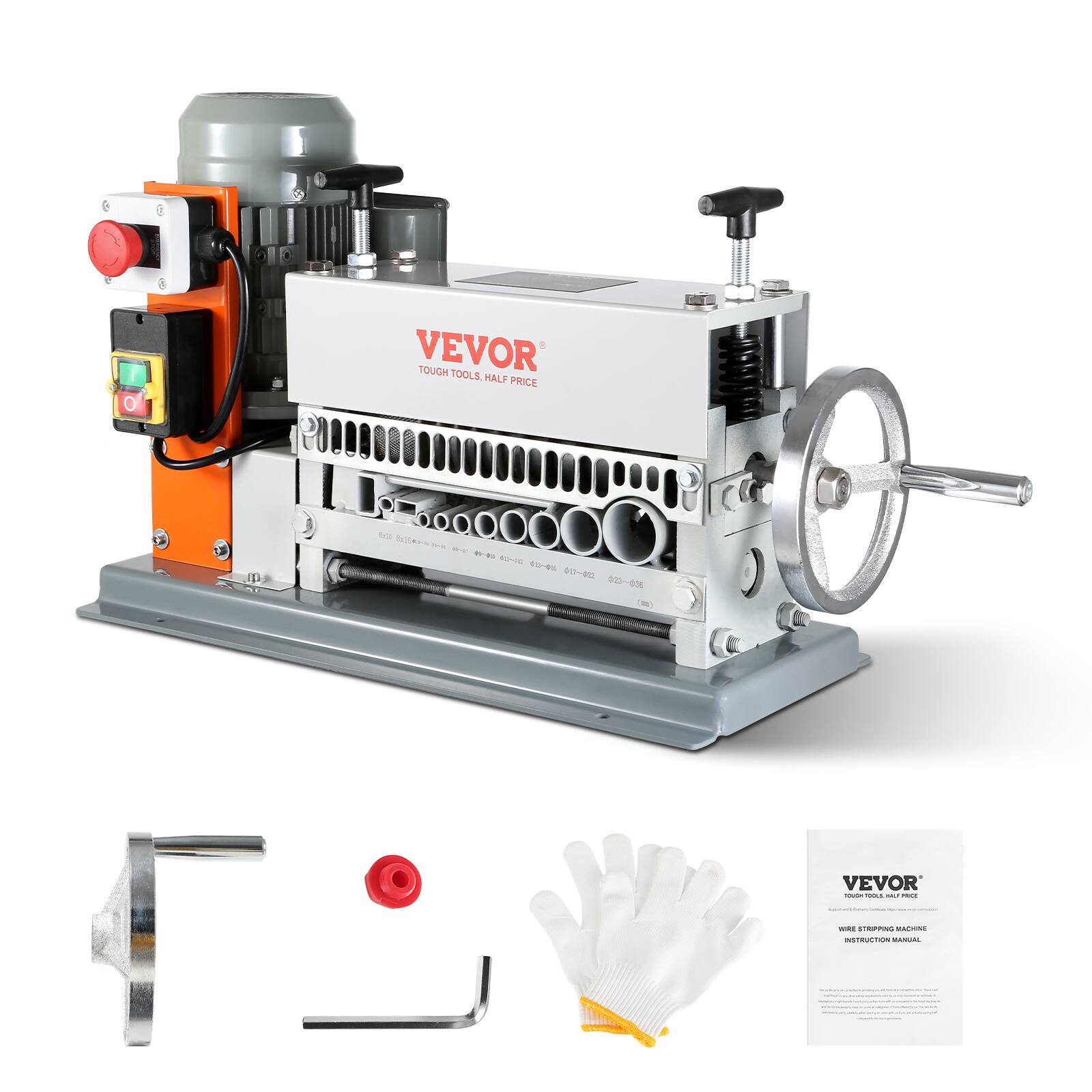 I LOVE VEVOR TOUGH TOOLS. HALF PRICE

VEVOR These TOOLS MILK PRIOS

- many -

WIRE STRIPPING MACHINE INSTRUCTION MANUAL