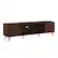 Left. Walker Edison - 70" Mid-Century Modern Simple 2-Door TV Stand for TVs up to 80" - Dark Walnut.