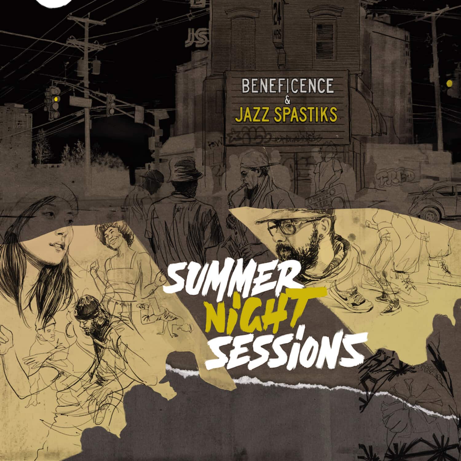 Beneficence & Jazz Spastiks - Summer Night Sessions  - COMPACT DISCS