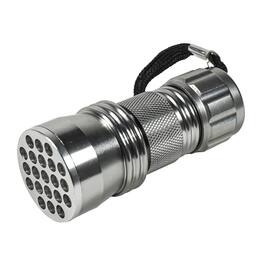HQRP - Professional 21 LED Flashlight - Blacklight for Detecting Uranium, Depression, Vaseline Glass