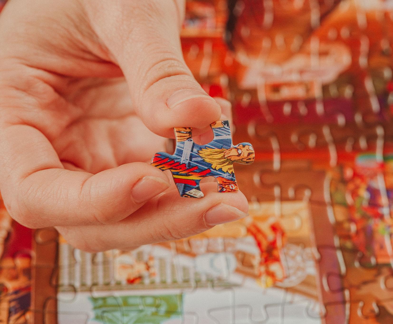 Alt View 3. Toynk - Street Fighter Meet the New Challengers 1000 Piece Jigsaw Puzzle - Multi-Color.