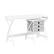 Angle. OSP Home Furnishings - Olympic 48" Desk - White.