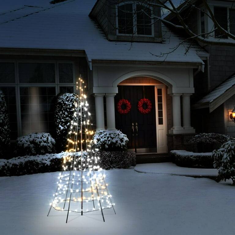 Alt View 2. Twinkly - Tree Light Form 300 RGB+W - Black.