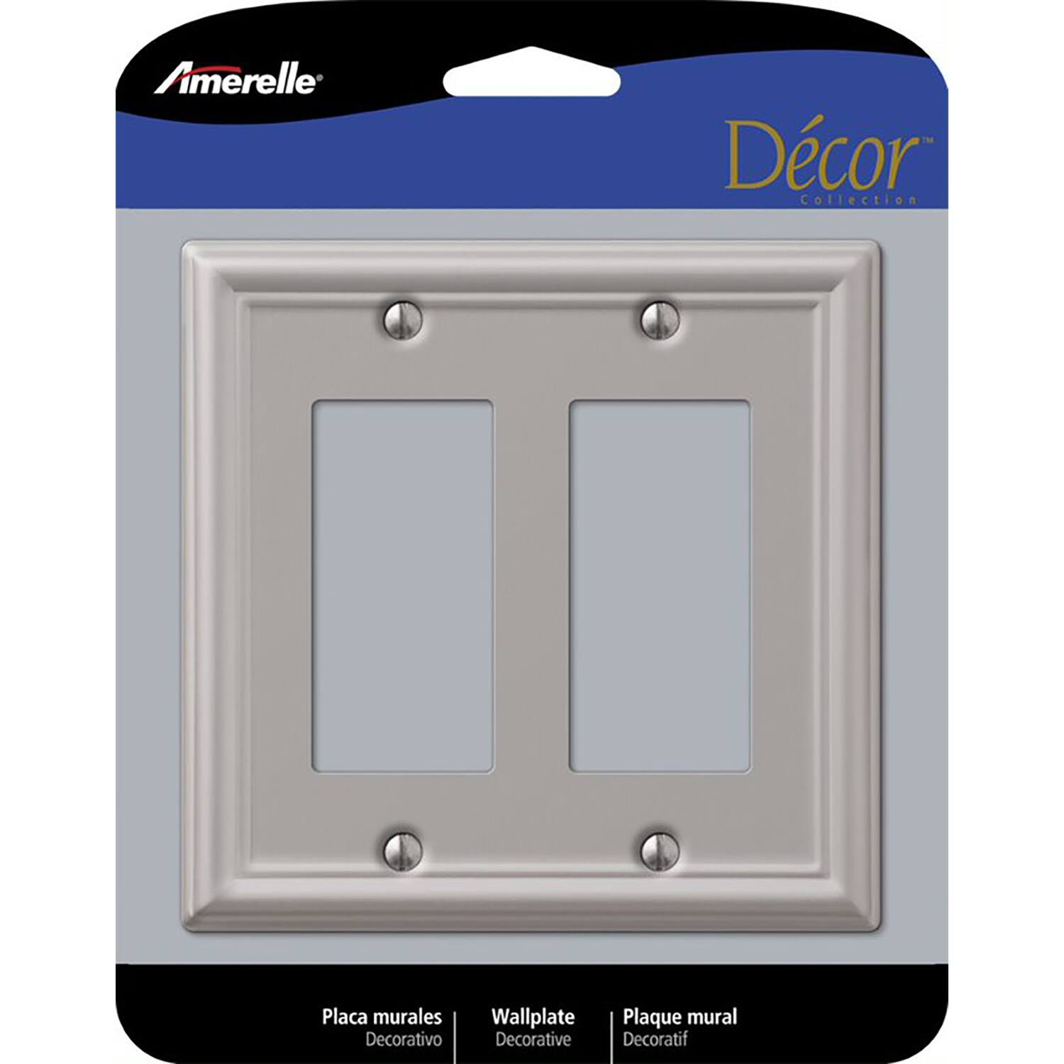 Amerelle Décor Collection  
Placa murales Decorativo  
Wallplate Decorative  
Plaque mural Décoratif