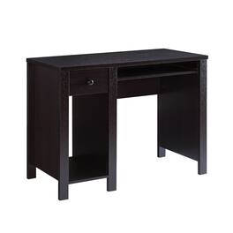 Manhattan Lane - Akol Computer Desk, Keyboard Drawer and Storage, 39 Inch, Black - Black Brown