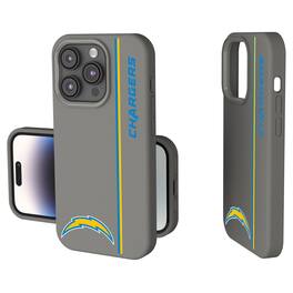Keyscaper - NFL - Los Angeles Chargers iPhone Soft Touch Case - 14 - Gray