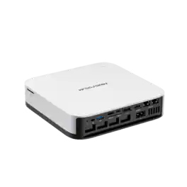 Minisforum - AI X1 Pro-370 Mini PC, Barebone, AMD Ryzen AI 9 HX 370, AMD Radeon 890M, DP 2.0, OCuLink, Copilot AI - Silver