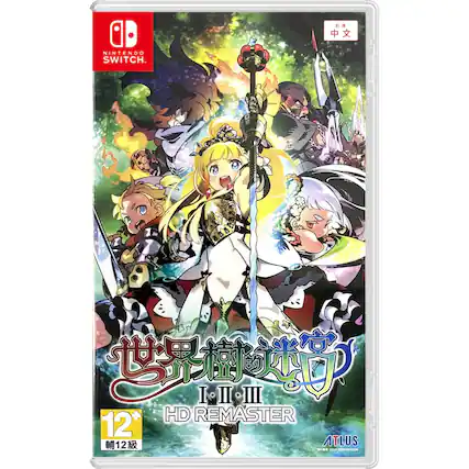 Nintendo Switch. I・III・III HD Remaster 12+ 12 Atlus Corporation - T (Teen 13+)