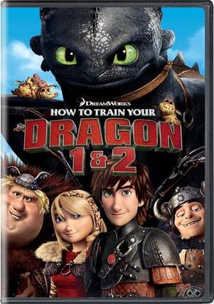 Front. How To Train Your Dragon 1 And 2 - DVD.
