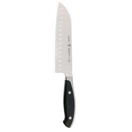Henckels - Forged Synergy 7-inch Hollow Edge Santoku Knife - Stainless Steel