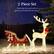 2-Piece Set
Decorate the yard with a glowing reindeer-driven sleigh
*White Color Shown