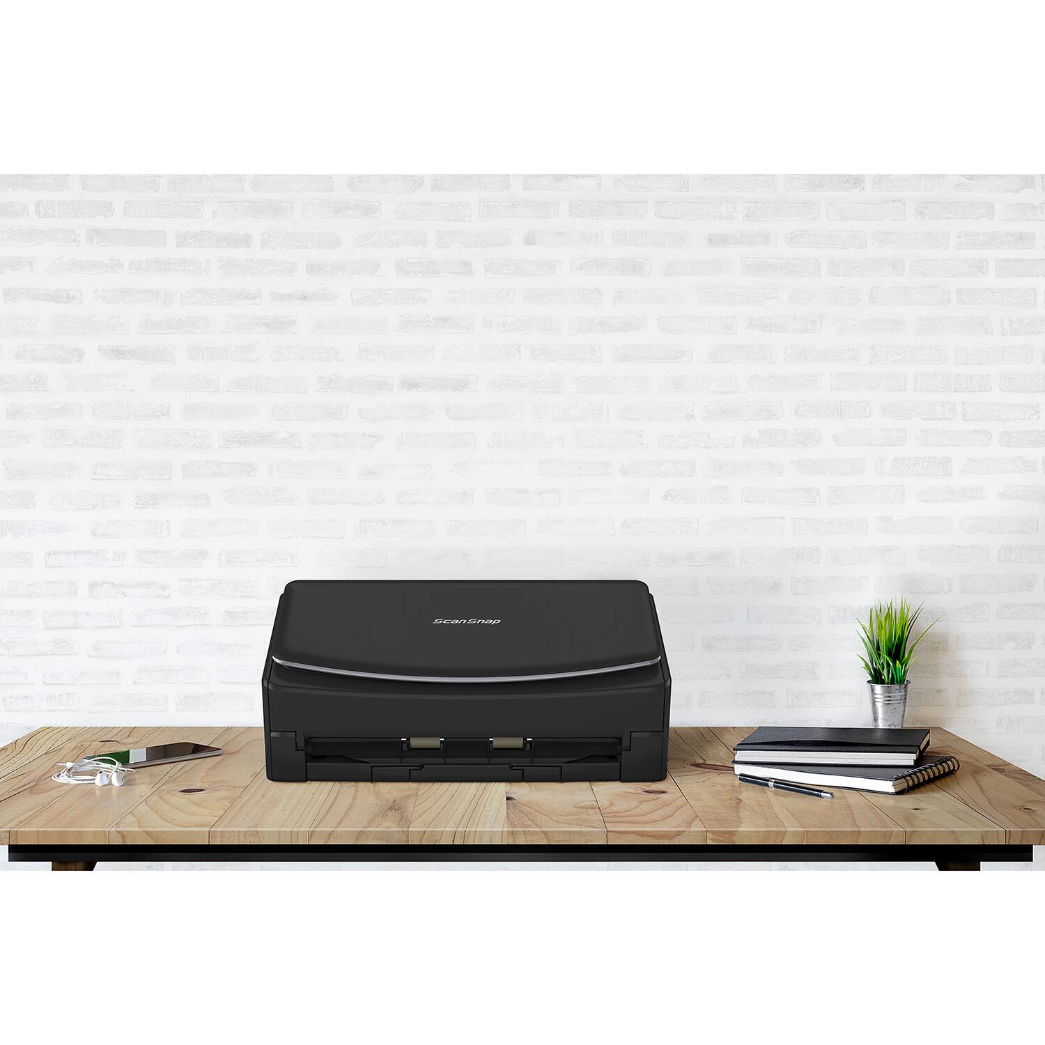 Back. Ricoh - ScanSnap iX1600 Versatile Cloud Enabled Document Scanner for Mac and PC, Black, PA03770-B635 - Black.