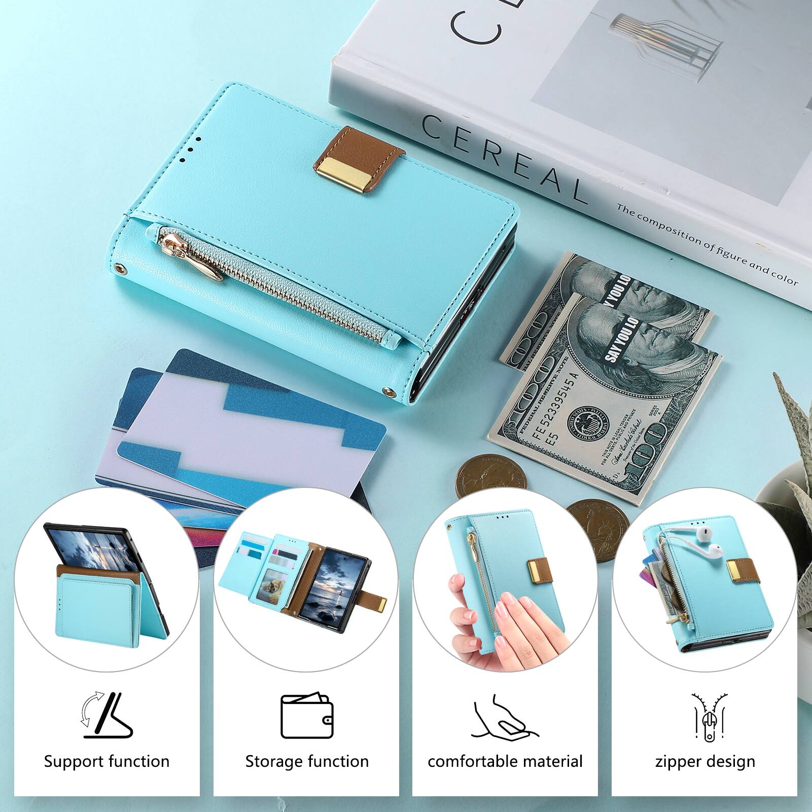C CEREAL The composition of figure and color

Support function
Storage function
comfortable material
zipper design