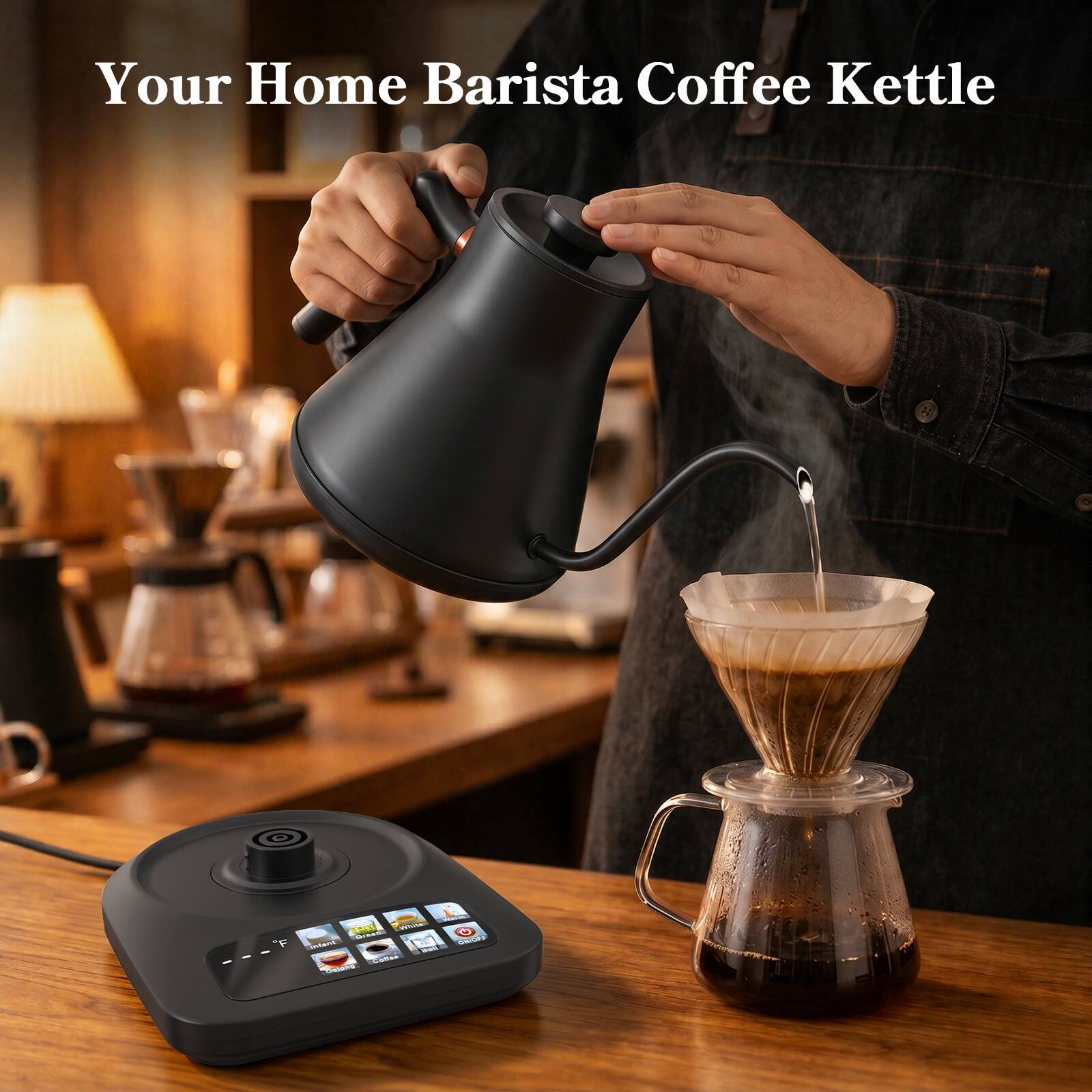 Your Home Barista Coffee Kettle

- 300ml

Questo UNION Limilaves COMES ORIGING