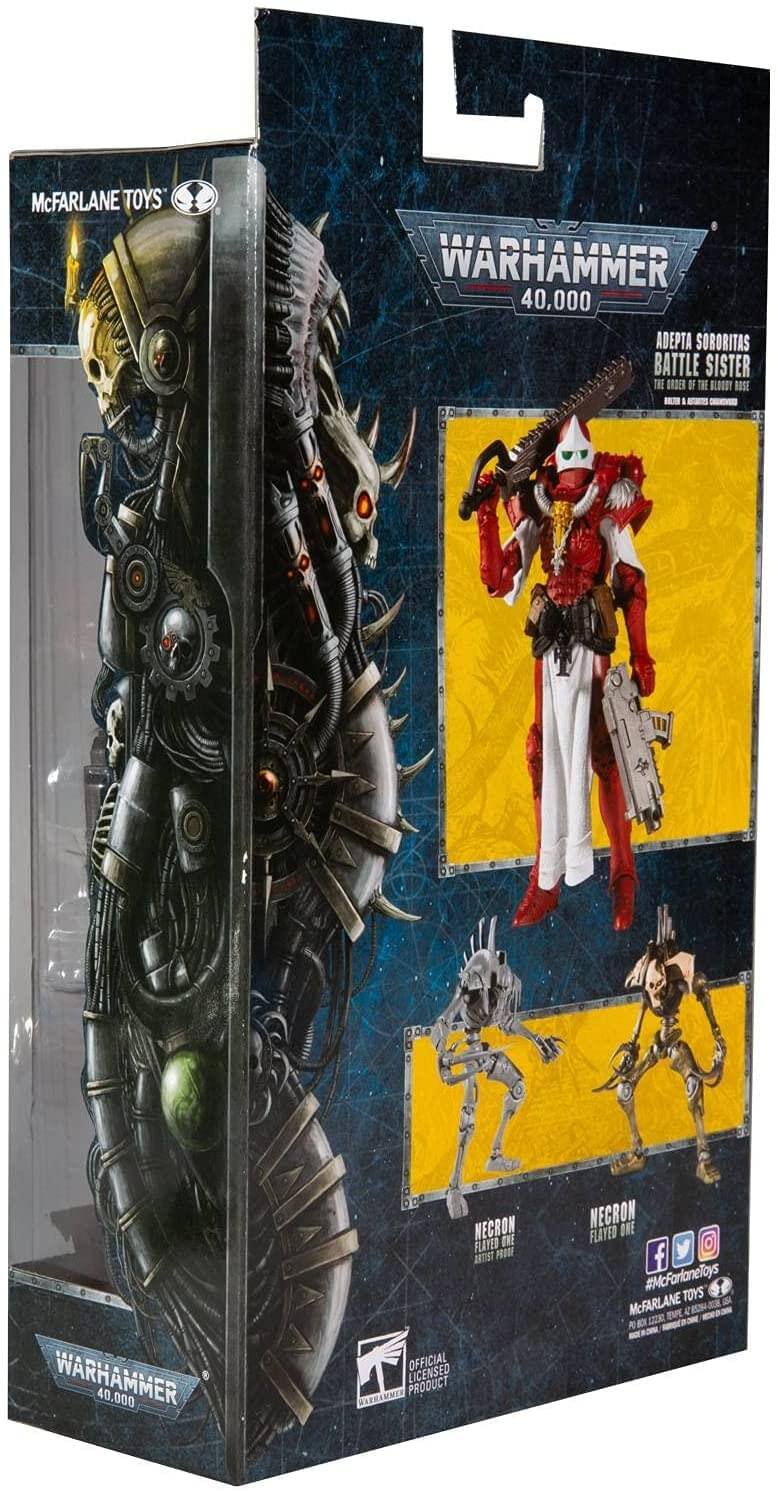McFarlane Toys Warhammer 40,000 Adepta Sororitas Battle Sister The Bloody Rose Warhammer 40,000 Necron O'He Flayed Prode Artst Official Licensed Product XSWAWML Necron O'He Flayed #McFarlaneToys
