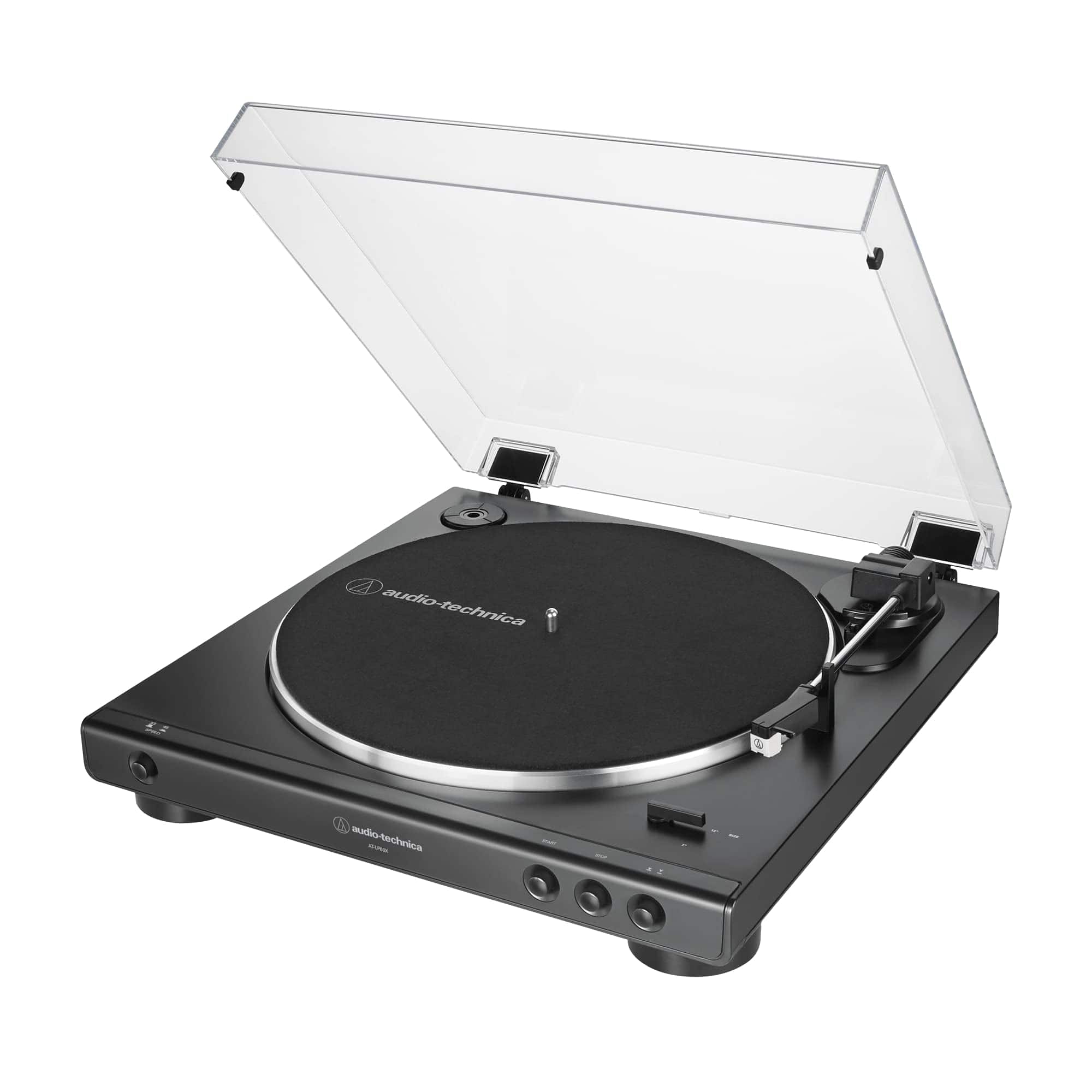 Audio Technica At LP60X BW Fully Automatic Belt Drive Stereo