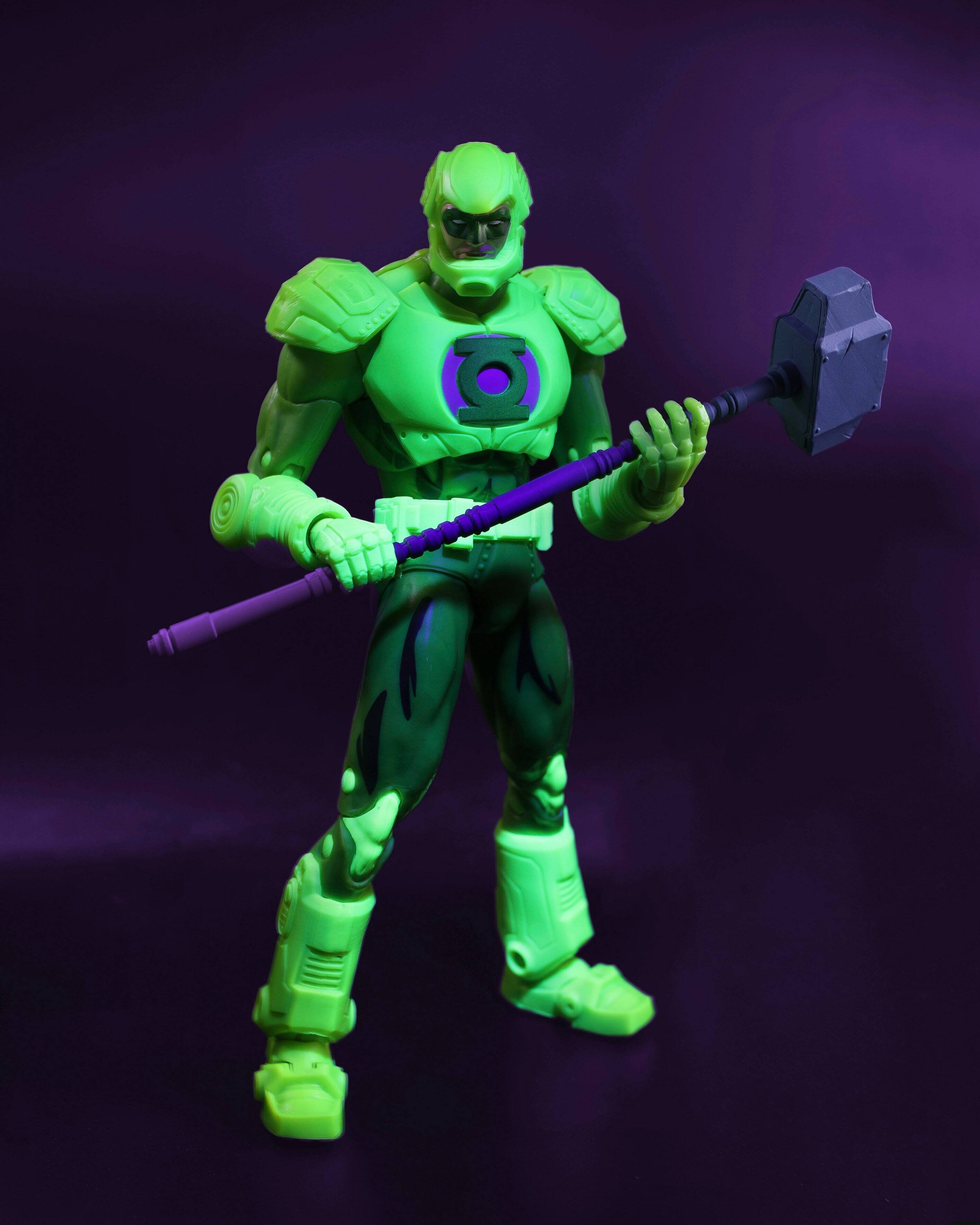 Alt View 6. McFarlane Toys - DC Multiverse Hal Jordan Armor Suit (The Return of Superman) 7.5" Action Figure.