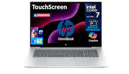 HP - OmniBook 7 17-DC0073CL 17.3" AI Laptop - Intel Core Ultra 7 258V - Copilot+ PC - FHD IPS - sliver