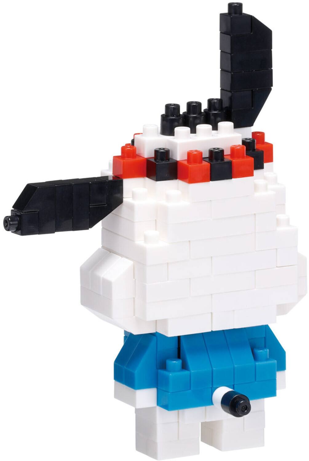 Alt View 1. Bandai - Nanoblock - Sanrio - Character Collection - Pochacco (Happi Coat) Building Kit   - COLLECTIBLES - Multicolor.
