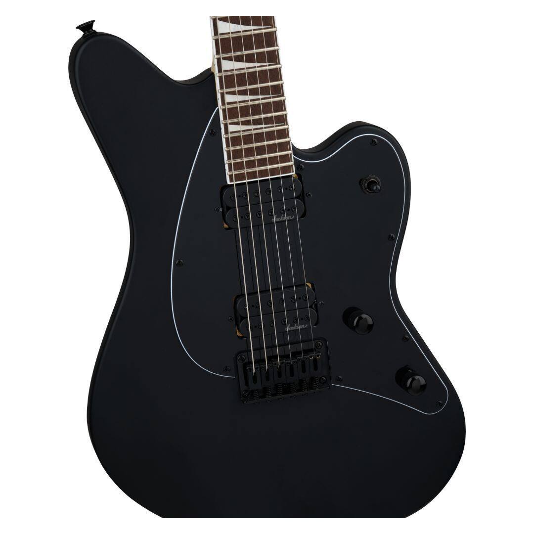 Back. Jackson - Jackson X Series SURFCASTER  OC HT6, Laurel Fingerboard, Satin Black.