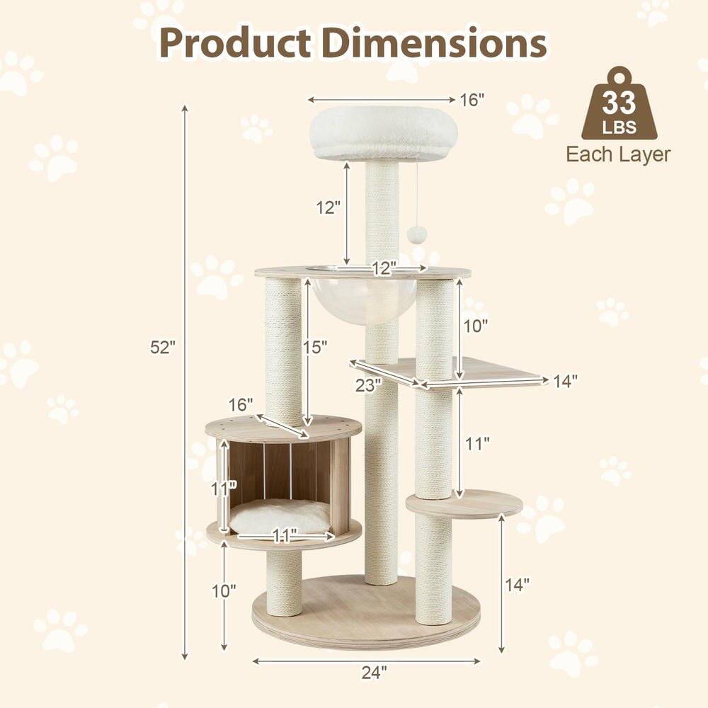 Product Dimensions: 16" x 33 LBS Each Layer  
12" x 12" x 52" x 15" x 10" x 16" x 23" x 14" x 11" x 11" x 1.1 x 10" x 14" x 24"