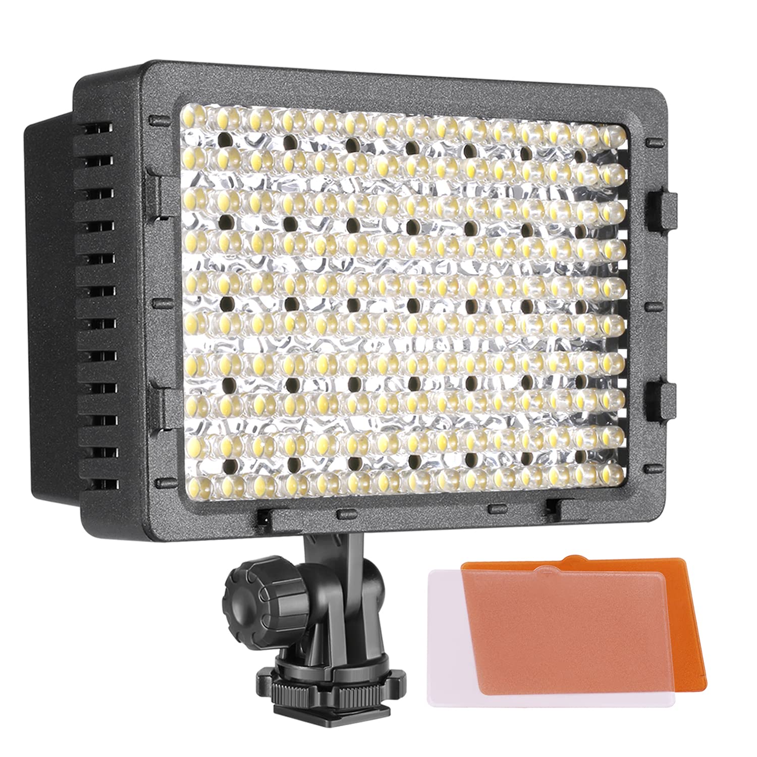 Alt View 4. Neewer - 160 LED High Power Camera Video Light, Dimmable, Universal DSLR Mount.