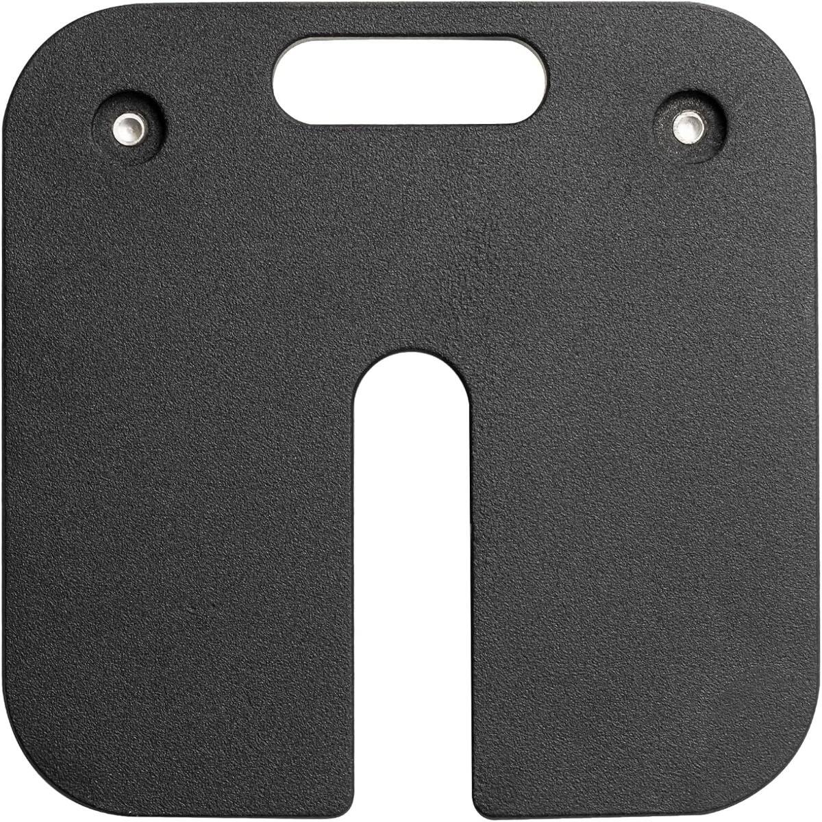 Alt View 1. Loheer - Loheer Adjustable Dumbbell Plates 5 lb Cast Iron Square Weights Set for Home Gym - Black.