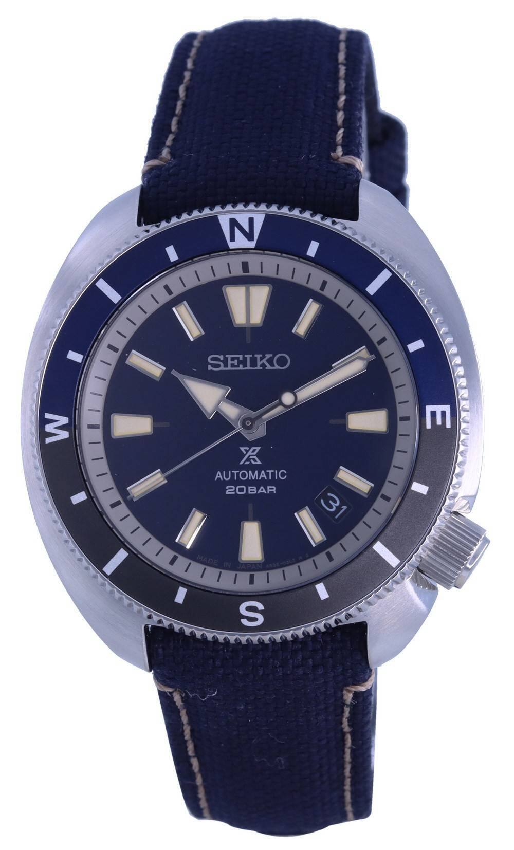 SEIKO  
AUTOMATIC  
20BAR  
MADE IN JAPAN  
43E-03