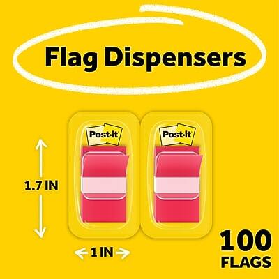 Flag Dispensers  
Post-it  
1.7 IN  
1 IN  
100 FLAGS
