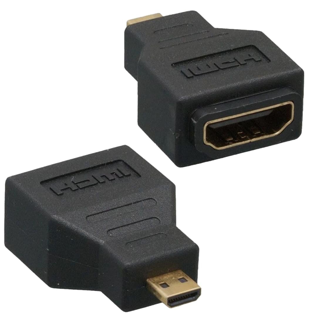 Front. Sanoxy - Sanoxy Adapter Compatible for HDMI Female to Micro HDMI Male Adapter - Black.