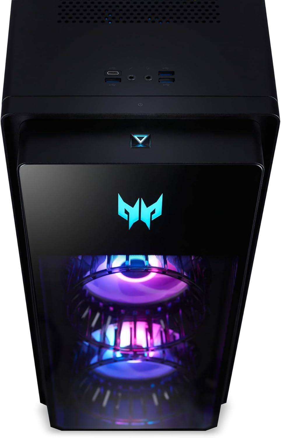 Alt View 1. Acer - Orion 5000 Gaming Desktop Intel Core i7-14700F NVIDIA GeForce RTX 4070 Ti 16GB RAM 1TB SSD.