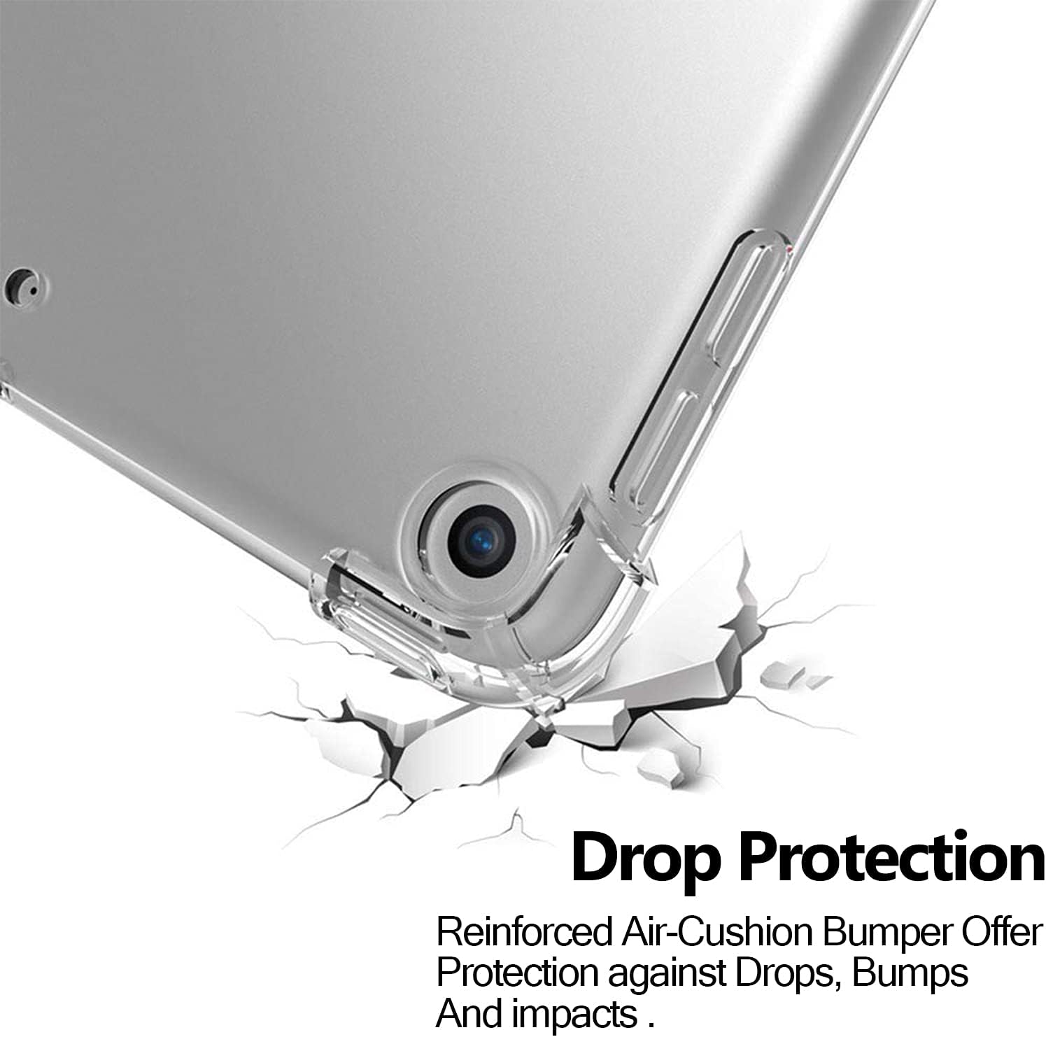 Drop Protection Reinforced Air-Cushion Bumper Offer Protection against Drops, Bumps And impacts.