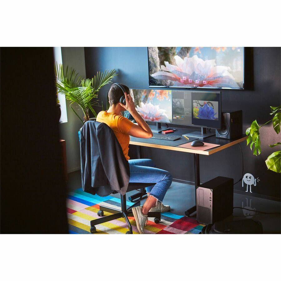 Alt View 1. HP - HP Z2 G9 Workstation - 1 Core i7 14th Gen i7-14700 - 32 GB - 1 TB SSD - Tower - Black - Smart Buy - Intel W680 Chip - Black.