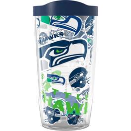 Tervis - Seattle Seahawks 16oz. Allover Classic Tumbler - Multicolor