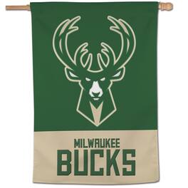 WinCraft - Milwaukee Bucks 28" x 40" Applique Vertical Banner - Multicolor