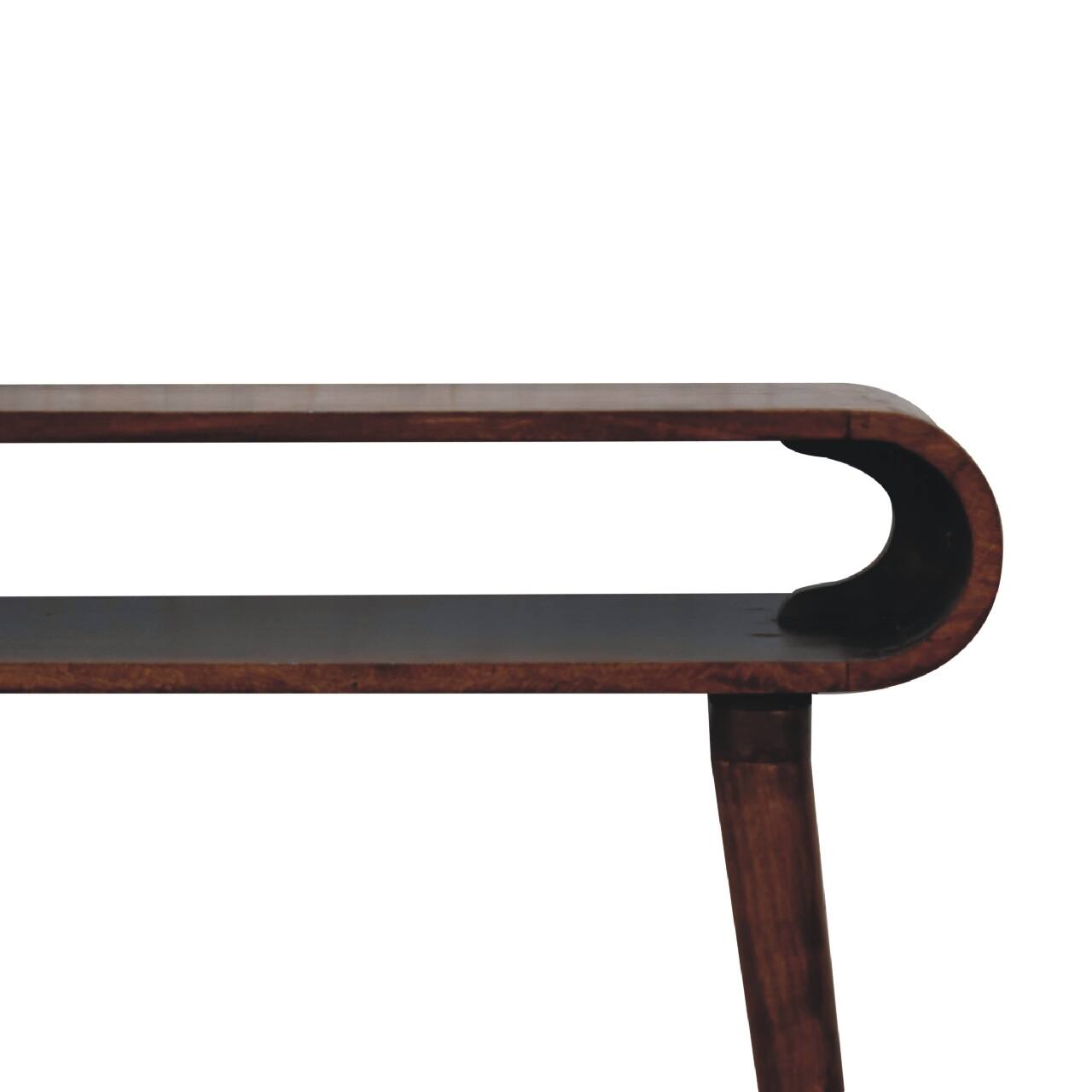 Alt View 1. Artisan Furniture - Amaya Nordic Style Console Table - Dark Brown.