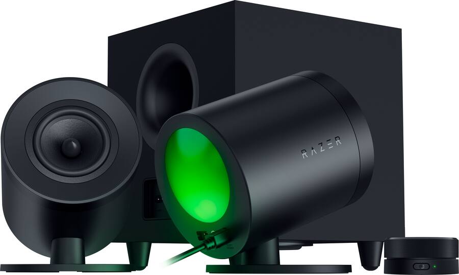 Razer Nommo V2 Pro Full Range 2.1 Bluetooth PC Gaming Speakers Razer Nommo V2 Pro Full Range 2.1 Bluetooth PC Gaming Speakers