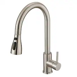 Bothwa Home - PureFlow 15.75 - Inch Kitchen Faucet - Brushed Nickel