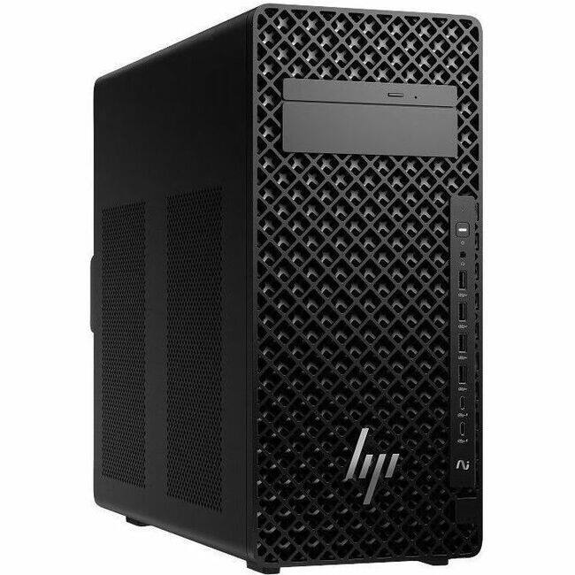 Front. HP - HP Z2 G1i Workstation - Intel Core Ultra 7 265 - 32 GB - 1 TB SSD - Tower - Black - Intel W880 Chip - Windows 11 Pro - Black.