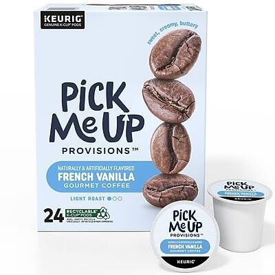 Pick Me Up Provisions™ - French Vanilla Coffee Keurig® K-Cup® Pods, Light Roast, 24/Box (PM62434)