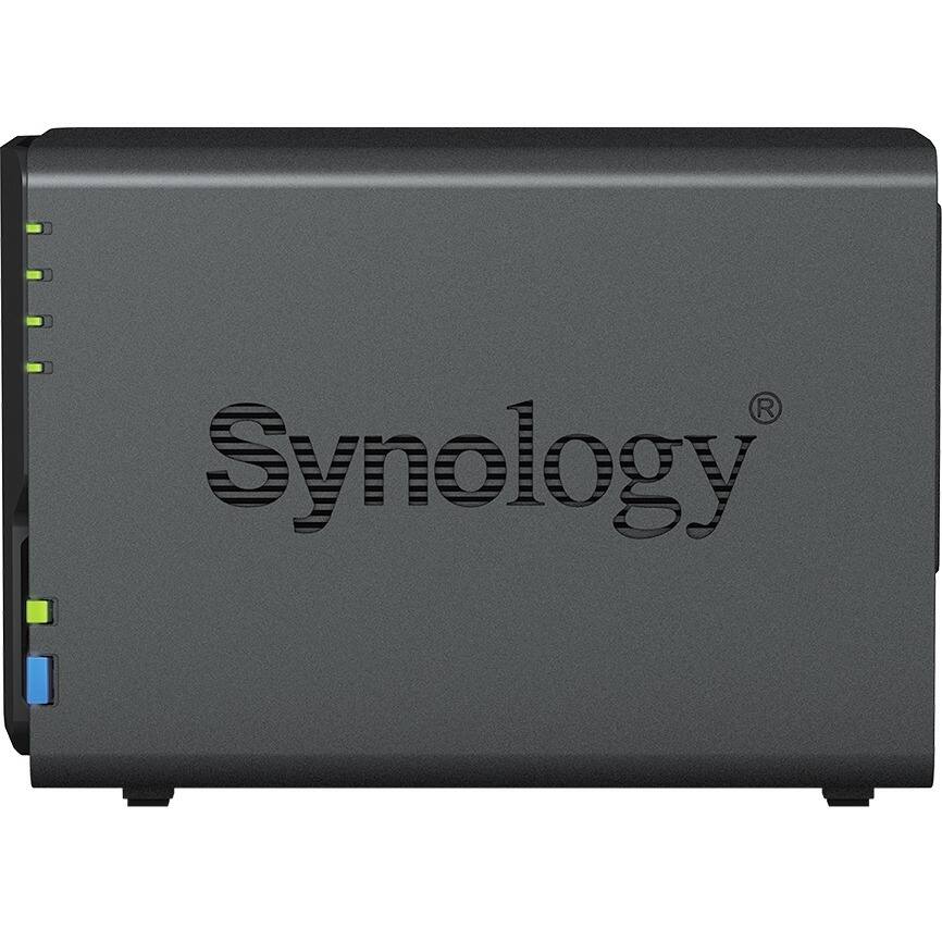 Angle. Synology - Synology 2-bay DiskStation DS223 (Diskless) - black.