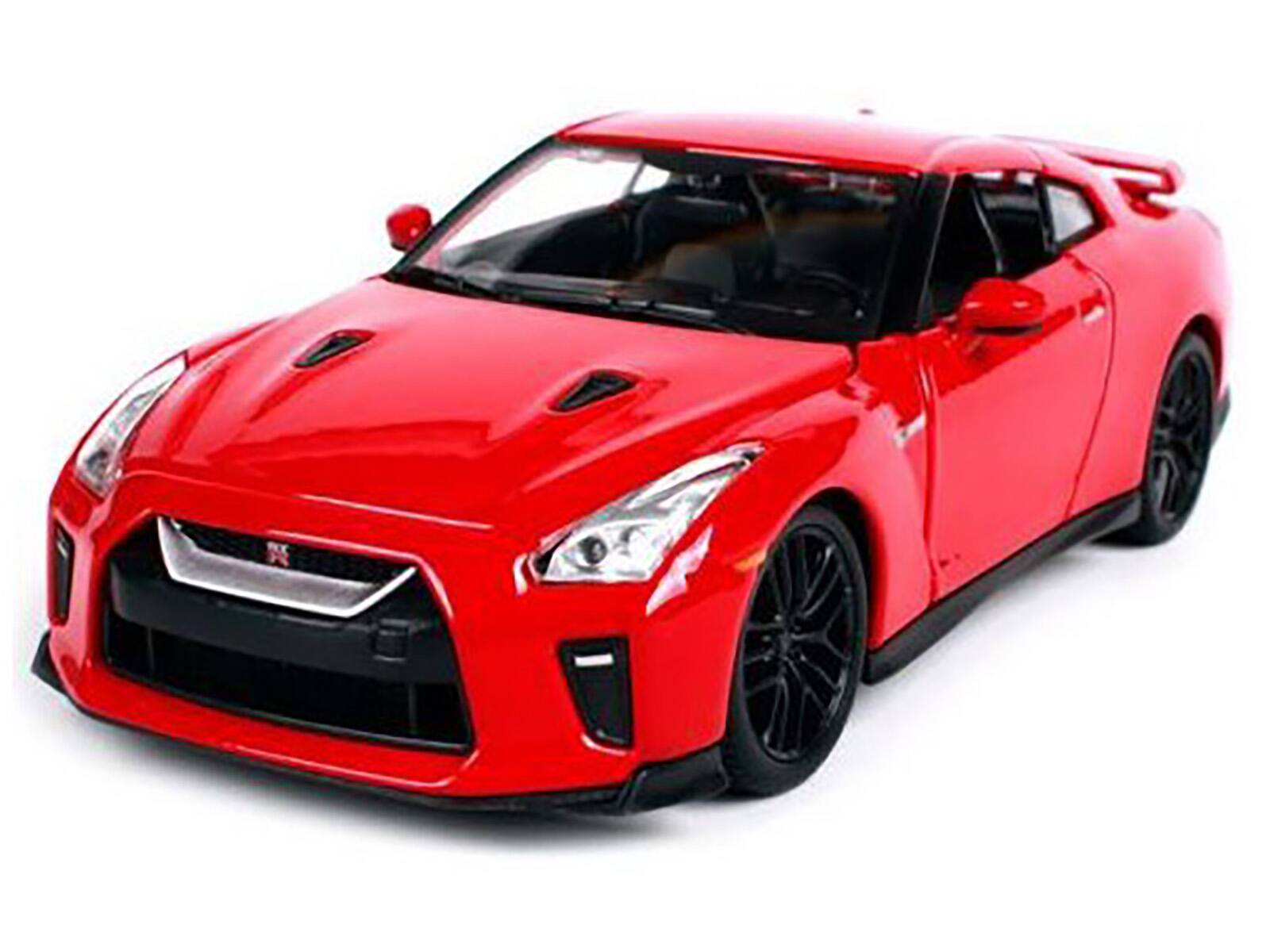Alt View 2. Bburago - 2017 Nissan GT-R R35 Red 1/24 Diecast Car Model by BBurago.