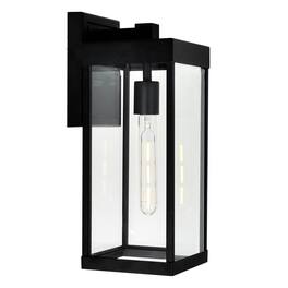 CWI Lighting - Windsor 1 Light Outdoor Wall Light - Black