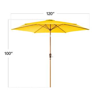 best choice products 10ft outdoor steel market patio umbrella w/crank w/ Crank, Tilt Push Button, 6 Ribs Enjoy effortless operation with the hand Best Choice Products 10ft Outdoor