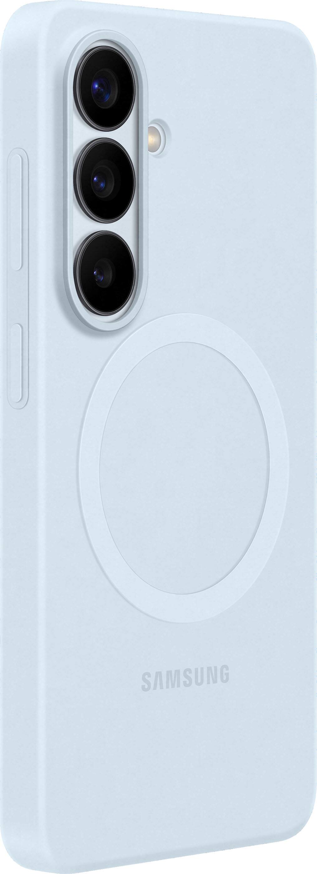 Alt View 12. Samsung - Galaxy S26 Silicone Magnet Case - Light Blue.